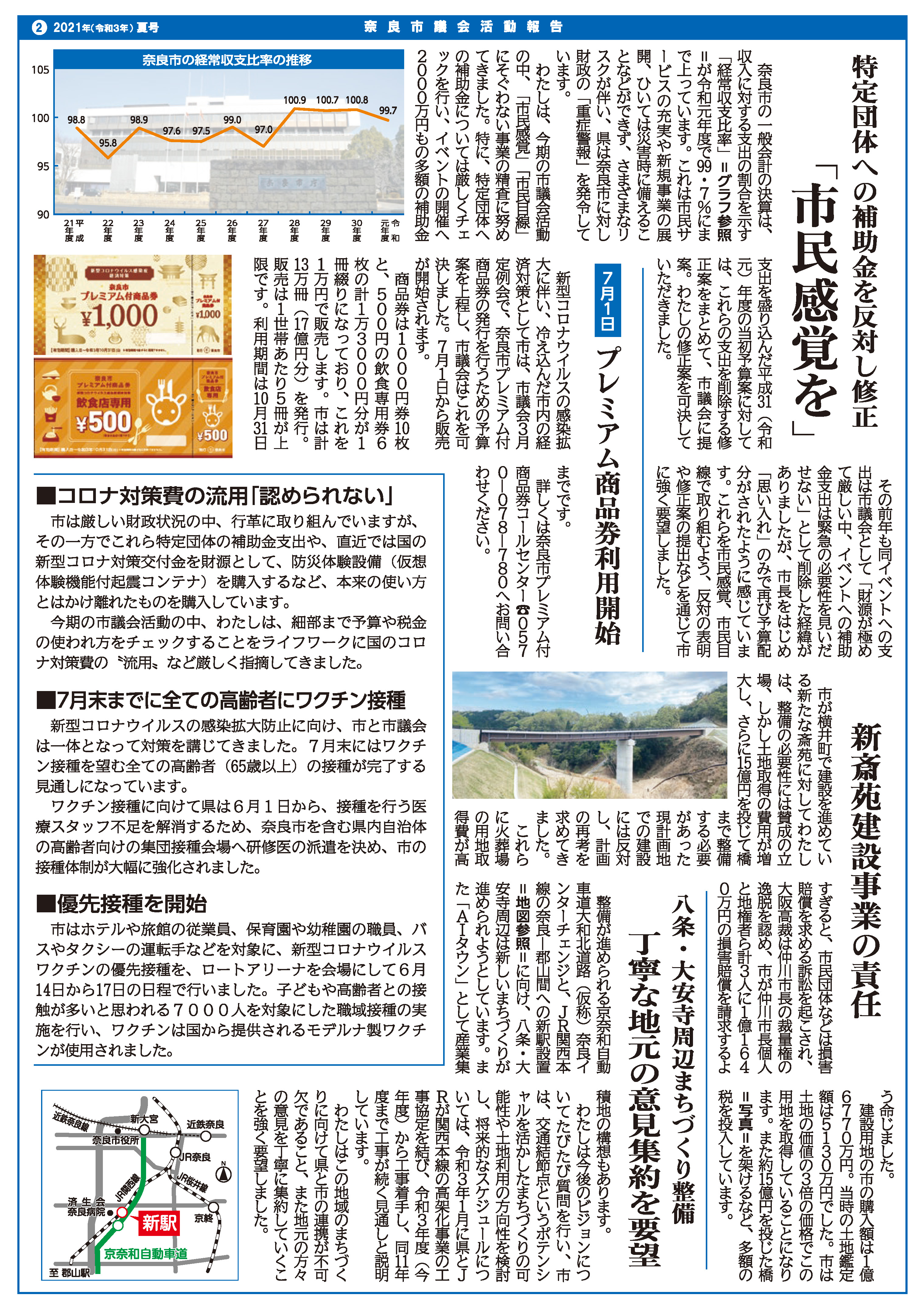 議会活動報告 裏